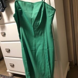 NWOT SHEIN Strapless Green Dress